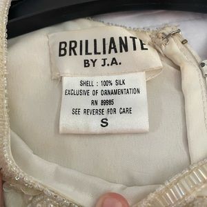 Silk beaded women’s dress size Small